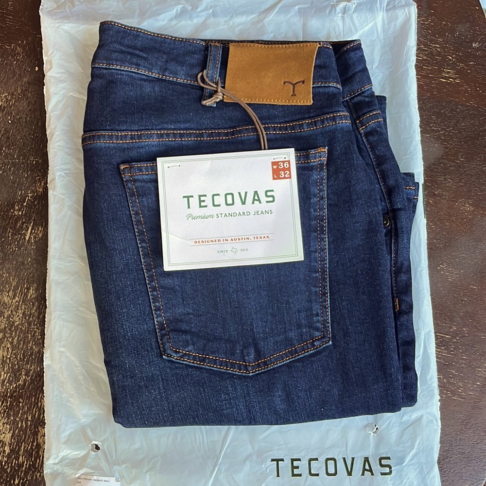 Tecovas Mens Premium Standard Jeans 36x32